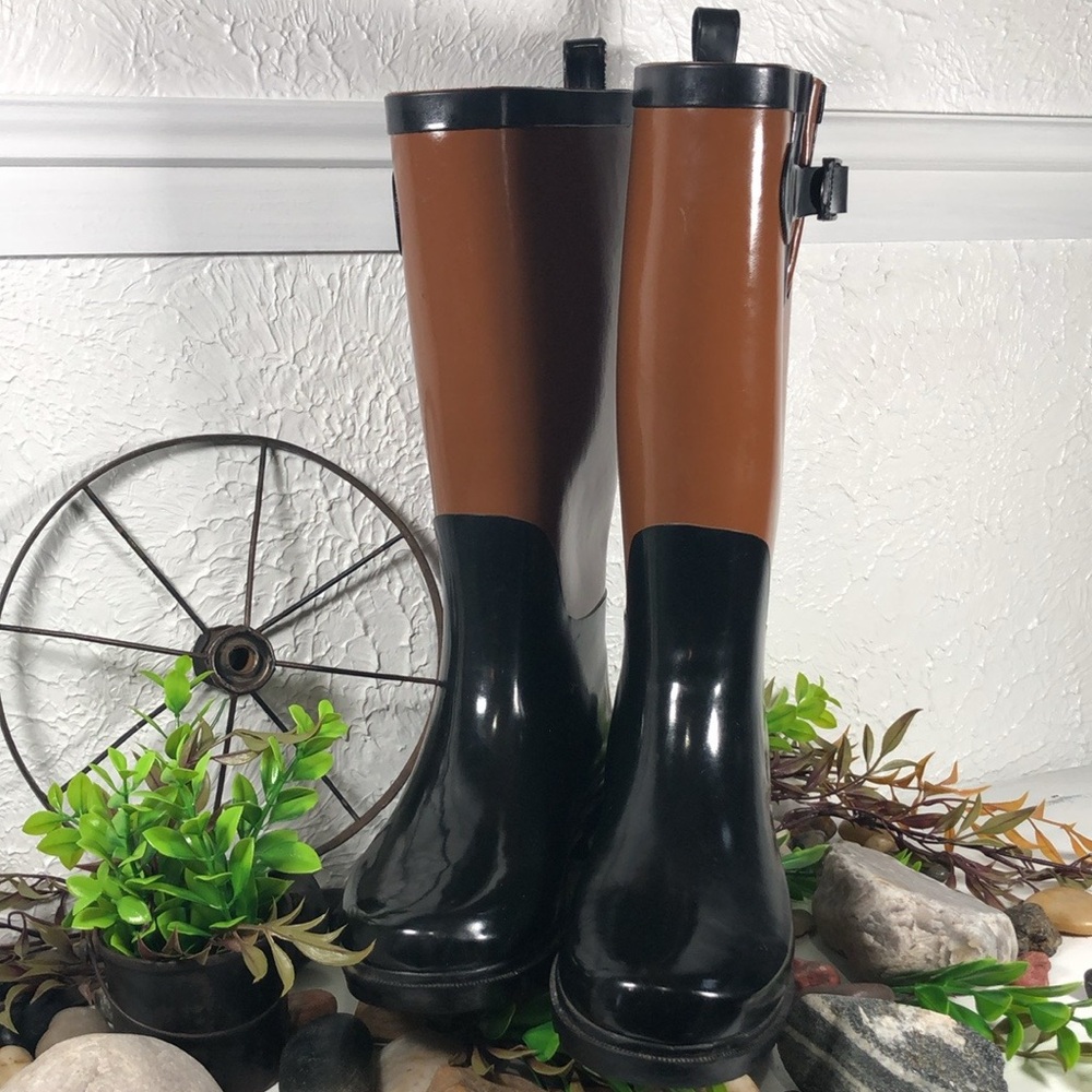 Capelli of New York Riding Style Rain Tall Shaft Boot Outdoor Casual Boot - Picture 3 of 16